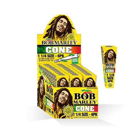 Bob Marley 1 1/4 6pk Cones
