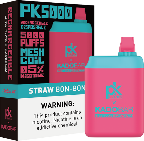 Kadobar PK5000 Straw Bon Bon 5% 5000 Puff