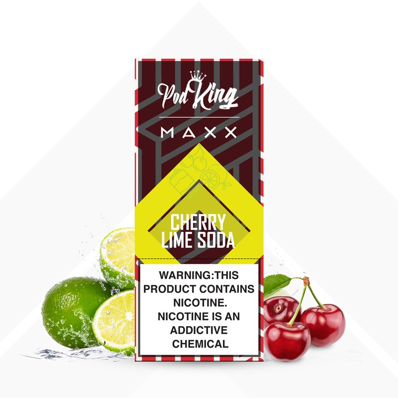 Pod King Maxx Cherry Lime Soda 5% 500 Puff – HABITS