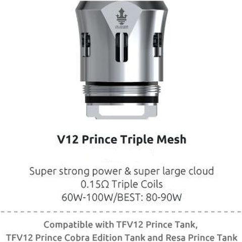 Smok V12 Prince Triple Mesh Coil 0.15ohm