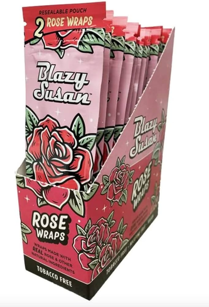 Blazy Susan Rose Wrap Paper