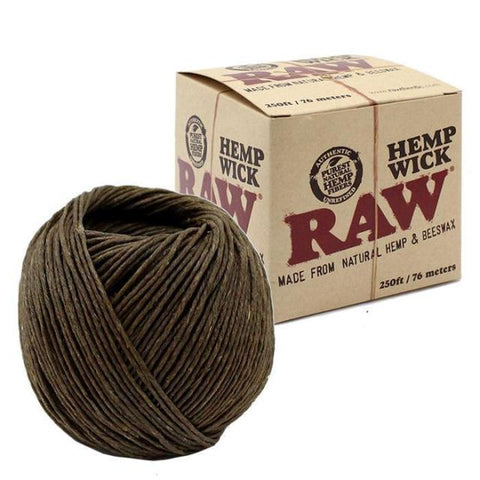 Raw Hemp Wick 250ft 76Mtr