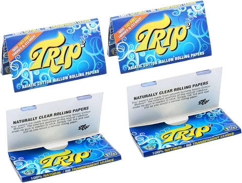 Trip King Size Clear Paper