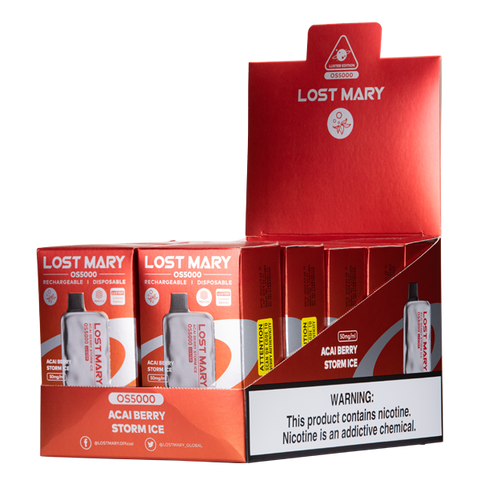 Lost Mary OS5000 Acai Berry Storm Ice 5% 5000 Puff
