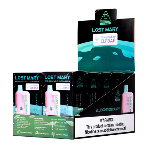 Lost Mary Blue Cotton Candy 5% 5000 Puff
