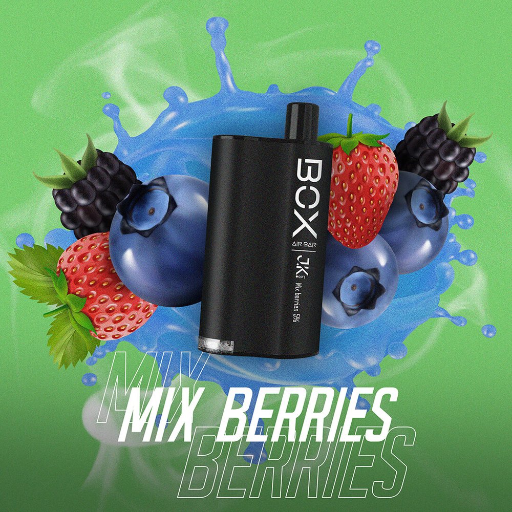 Air Bar Box Mix Berries 5% 3000 Puff HABITS Air Bar Box Mix Berries 5% 3000 Puff HABITS