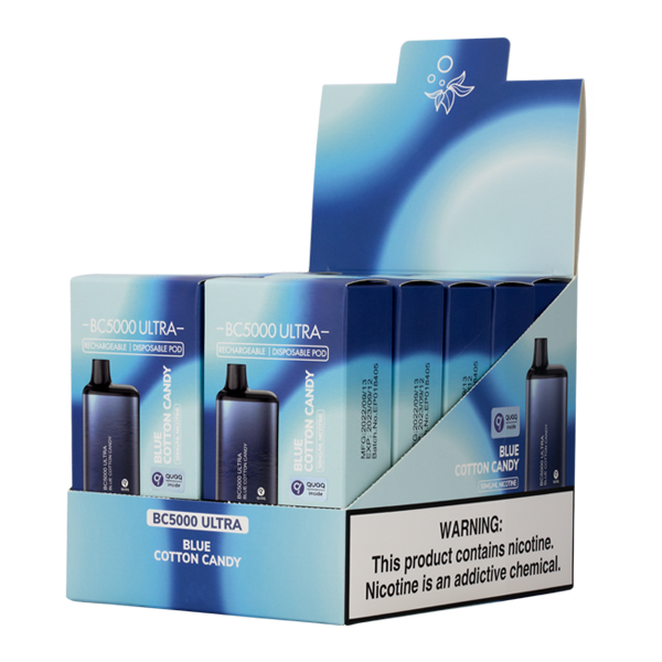 Elf Bar Ultra Blue Cotton Candy 5% 5000 Puff HABITS Elf Bar Ultra Blue Cotton Candy 5% 5000 Puff HABITS