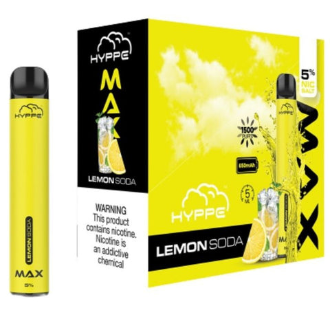 Hyppe Max Lemon Soda 5% 1500 Puff