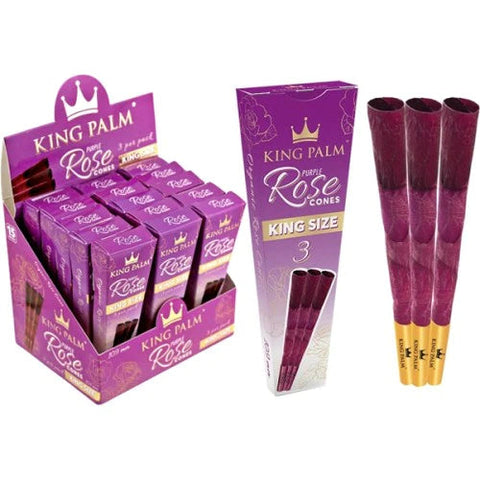 King Palm Purple Rose King Size Cones