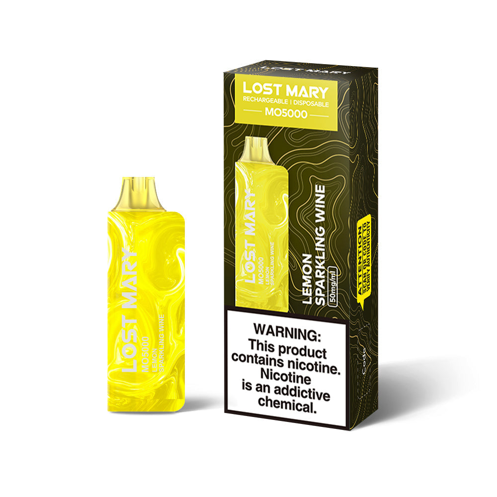 Lost Mary MO5000 Lemon Sparkling Wine 5 5000 Puff HABITS lost-mary-mo5000-lemon-sparkling-wine-5-5000-puff-habits