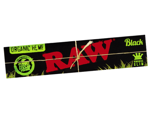 Raw Black Organic Kingsize Slim Paper