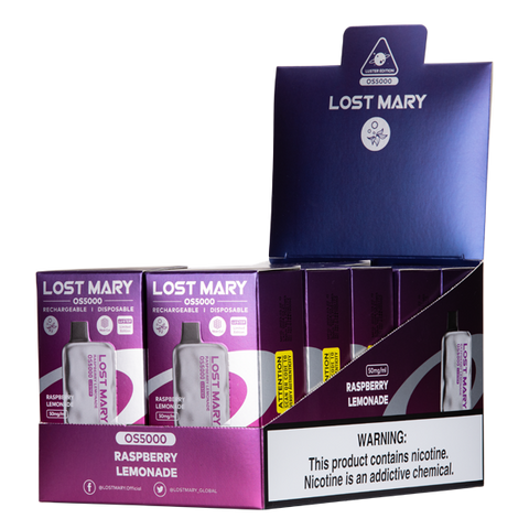 Lost Mary OS5000 Raspberry Lemonade 5% 5000 Puff