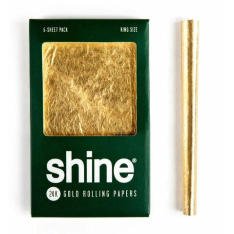 Shine Gold Rolling 24k King Size Paper