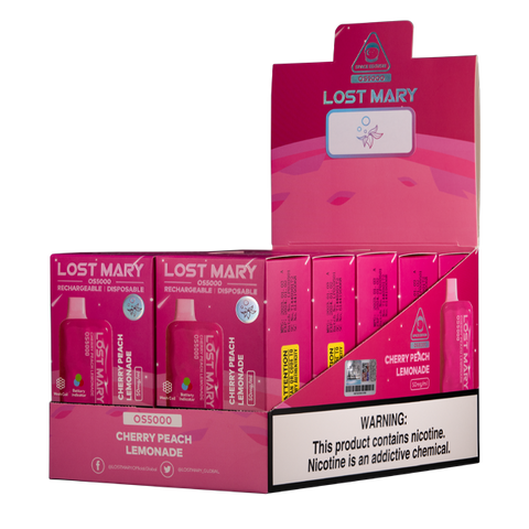 Lost Mary OS5000 Cherry Peach Lemonade 5% 5000 Puff