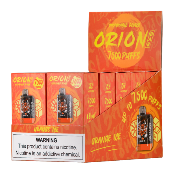Orion bar Orange Ice 5% 7500 Puff