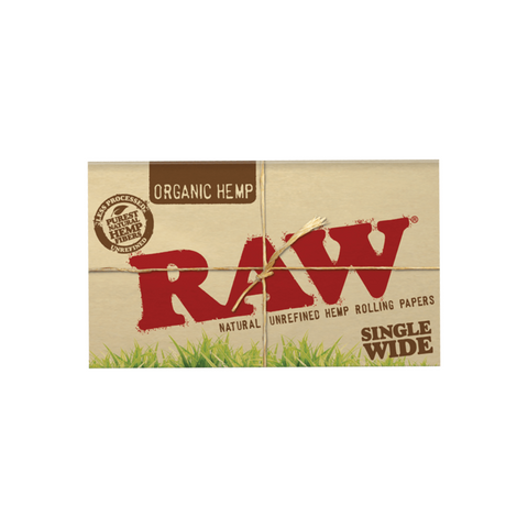 Raw Organic 1.0 Single Wide Paper