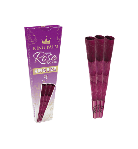 King Palm Purple Rose King Size Cones