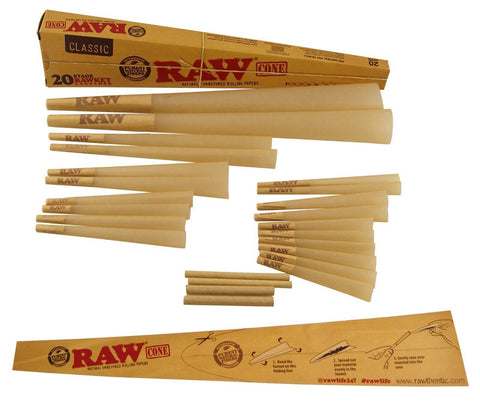 Raw Classic 20 Stage Rawket Launcher Cones