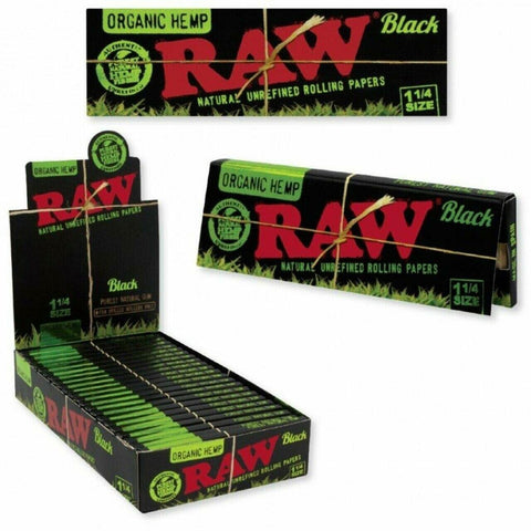 Raw Black Organic 1.25 Paper